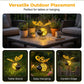🐝🌸🌙 OFFRE LIMITÉE 50% DE RÉDUCTION! Lumière Abeille Solaire Suspendue – Jolie Abeille Lumineuse, Allumage Automatique au Crépuscule, Résiste aux Intempéries – Ajoute une Touche Magique à Votre Jardin, Terrasse ou Balcon 🏡✨