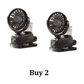 🌬️ 50% DE RÉDUCTION – Ventilateur Brumisateur Turbo Portable – Écran Digital, Fixation Pince, Silencieux – Fraîcheur Partout ✨