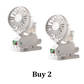 🌬️ 50% DE RÉDUCTION – Ventilateur Brumisateur Turbo Portable – Écran Digital, Fixation Pince, Silencieux – Fraîcheur Partout ✨