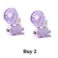 🌬️ 50% DE RÉDUCTION – Ventilateur Brumisateur Turbo Portable – Écran Digital, Fixation Pince, Silencieux – Fraîcheur Partout ✨
