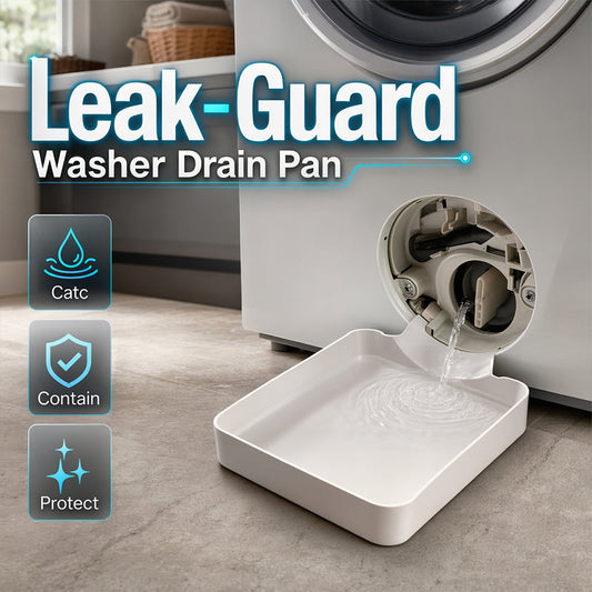 🛡️ 50% DE RÉDUCTION – Bac Récupérateur pour Lave-Linge – Anti-Fuite, Capte Débordements, Sol Sec – Installation Facile ✨
