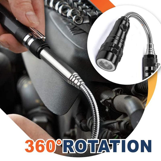 📢📢50% DE RÉDUCTION !! ⏰Lampe de Poche Télescopique Magnétique Multifonctionnelle