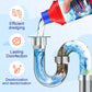 🪠🔥 Produit déboucheur puissant pour canalisations, usage polyvalent lavabo évier douche action rapide contre tous bouchons ✨