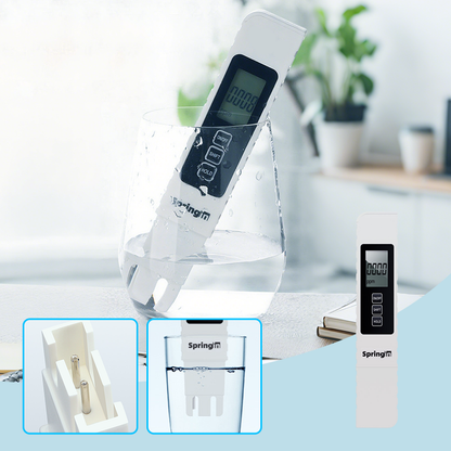 💧 50% DE RÉDUCTION! ✨ Testeur de Qualité d'Eau 3-en-1 TDS - Mesure Précise du pH, Chlore et Dureté avec Écran LCD pour Piscines et Aquariums 🌊📱