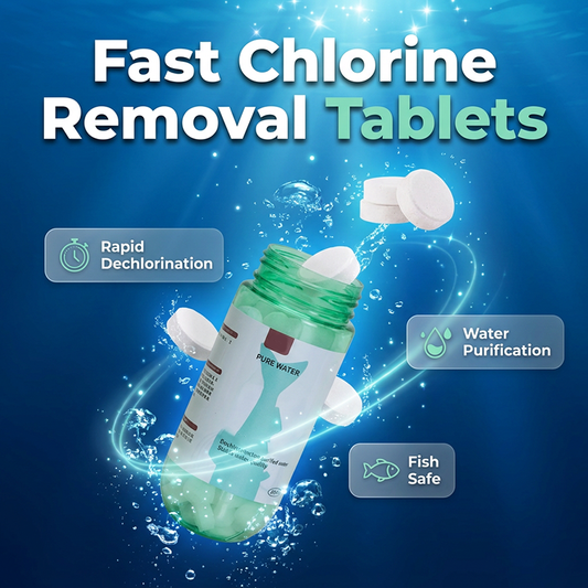 💧 OFFRE SPÉCIALE – Achetez 1, Recevez 1 GRATUIT – 180 Comprimés Déchlorants – Neutralise Chlore & Métaux Lourds – Eau Cristalline Instantanée 🐠✨