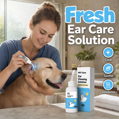 🔥 Soldes exceptionnelles – 50 % DE RÉDUCTION ! 🐾🌿Solution de lavage des oreilles à base de plantes (pour chiens et chats, anti-acariens, désodorisante)