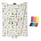 Kit créatif de couverture à colorier douillette