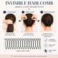 Peigne flexible « Invisible Grip » pour cheveux rebelles