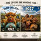 🐮Que mai 2027 vous apporte une chance incroyable ! 🔥Calendrier mural humoristique « Highland Cow » 2027 | Calendrier mural au format A4 |