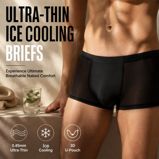 🧊🔥 OFFRE LIMITÉE : 52 % DE RÉDUCTION ! Boxers ultra-fins rafraîchissants pour hommes – Tissu léger 0,45 mm, micro-pores respirants et poche confort 3D