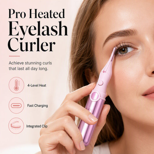 🥳 PLUS DE 50 000 EXEMPLAIRES VENDUS ! 🔥 50% DE RÉDUCTION ! 💄 Recourbe-Cils Chauffant Rechargeable – 180 mAh & 4 Températures (50-80 °C) – Pince Intégrée & Type-C for Cils Parfaits