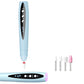 Fraise électrique 2-en-1 pour ongles avec lampe UV pour gel – Kit de manucure et pédicure portable