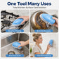 🍳🧽 Brosse de nettoyage cuisine avec distributeur de savon intégré, anti‑graisse pratique