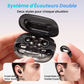Écouteurs TWS 2-en-1 avec kits oreille ouverte et intra-auriculaires