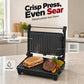 🔥 50% DE RÉDUCTION ! ✨Appareil à sandwichs et paninis électrique avec plaque de cuisson à 180 degrés
