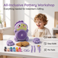 🏺👧 Kit de poterie électrique pour enfants à monter soi-même – Facile à utiliser, expérience créative et sûre, le tour de potier qui éveille l’artiste en herbe et fait naître des créations uniques en argile 🎨🧒