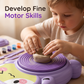 🏺👧 Kit de poterie électrique pour enfants à monter soi-même – Facile à utiliser, expérience créative et sûre, le tour de potier qui éveille l’artiste en herbe et fait naître des créations uniques en argile 🎨🧒