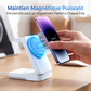 Support de charge sans fil magnétique pliable 3 en 1
