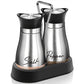🐧 50% DE RÉDUCTION! 🧂 Set Salière et Poivrière Pingouin – Inox 304, couvercle doseur & 8 coloris – Design ludique et pratique pour votre table ✨