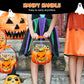Sacs à surprises transparents en forme de citrouille pour Halloween