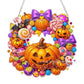 🔥‑50% PROMO FLASH🎃 Couronne d’automne potiron losanges, kit de bricolage complet, décoration suspendue chaleureuse pour la maison ✨🍂