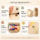 🧶🧵 Sac de rangement en toile – Compartiments pour aiguilles, œillets pour fil, poches intérieures, gardez votre matériel de couture organisé et à portée de main, partout avec vous 🌿✨