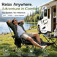 🪑 Fauteuil inclinable pliable à 4 positions + repose-jambes