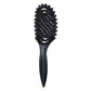 Brosse à poils de sanglier aérée pour cheveux bouclés