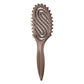 Brosse à poils de sanglier aérée pour cheveux bouclés