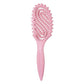 Brosse à poils de sanglier aérée pour cheveux bouclés
