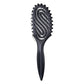 Brosse à poils de sanglier aérée pour cheveux bouclés