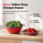 Passoire de cuisine pliable, panier égouttoir à légumes et fruits peu encombrant