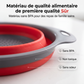 Passoire de cuisine pliable, panier égouttoir à légumes et fruits peu encombrant