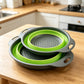 Passoire de cuisine pliable, panier égouttoir à légumes et fruits peu encombrant