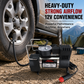 🚗50 % DE RÉDUCTION ! Compresseur d'air automobile monocylindre ultra-résistant – Gonfleur de pneus portable 12 V avec manomètre, pompe à air à gonflage rapide pour voitures, camions et SUV, à utiliser en cas d'urgence