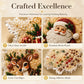 🎄50% OFF Pré-ventes de Noël ! Kit de bricolage de Noël : décorations à peindre et à suspendre – Décorations de sapin de Noël à réaliser soi-même avec des strass 5D nacrés, kit de bricolage festif pour la décoration de Noël de votre intérieur