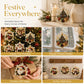🎄50% OFF Pré-ventes de Noël ! Kit de bricolage de Noël : décorations à peindre et à suspendre – Décorations de sapin de Noël à réaliser soi-même avec des strass 5D nacrés, kit de bricolage festif pour la décoration de Noël de votre intérieur