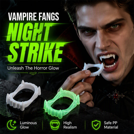 Crocs de vampire lumineux pour Halloween