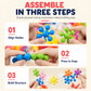 Blocs de construction 3D en forme de flocon de neige pour enfants