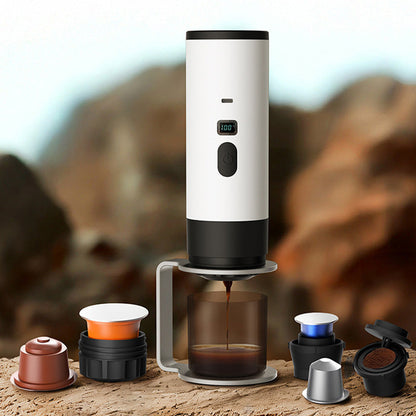 ☕ PROMO -50% ✨ Machine à Espresso Portable — Écran Numérique & Recharge USB-C ☕