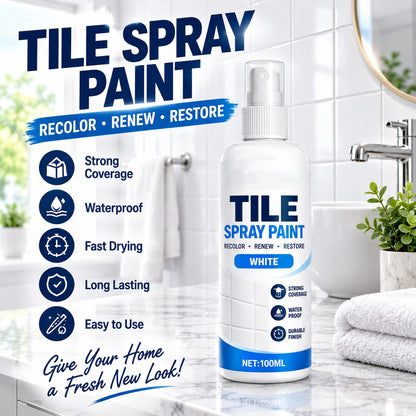 🎨 Peinture en spray pour la rénovation du carrelage