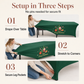 Nappe de Noël extensible et ajustée pour tables rectangulaires