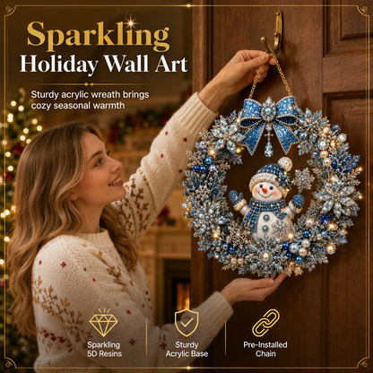 🎄 PROMO FLASH -50% ✨ Kit Diamond Art DIY de Noël, création décorative, embellissez votre maison pour les fêtes 🎁