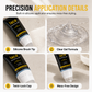 Colle pour perruques à base de gel de fixation en dentelle à séchage rapide