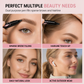 Stylo 2-en-1 waterproof pour sourcils et racine des cheveux