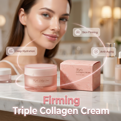 Crème raffermissante et hydratante au triple collagène