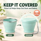 Buvez où que vous soyez, en un clin d’œil ! Tasse de voyage pliable en silicone