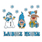 🔥50% DE RÉDUCTION !🎄Aimants Frigo Noël Dessin Animé ✨Mignons, Déco Festive, Aimantation Forte🎅