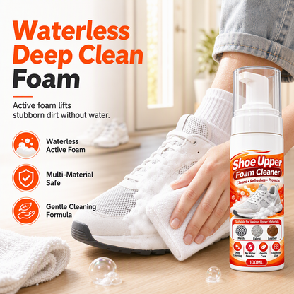 👟 Nettoyant mousse pour chaussures sans rinçage