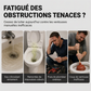Déboucheur de canalisation à air comprimé pour toilettes et tuyaux